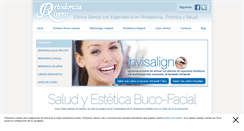 Desktop Screenshot of ortodonciarivero.com