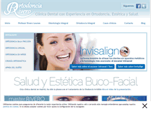 Tablet Screenshot of ortodonciarivero.com